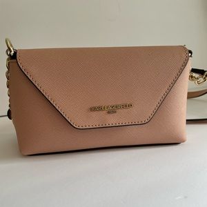 Beige/peach crossbody Karl Lagerfeld bag